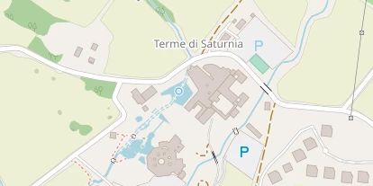 Wellnesshotel auf Satellitenbild