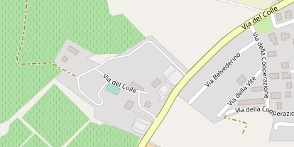 Wellnesshotel auf Satellitenbild