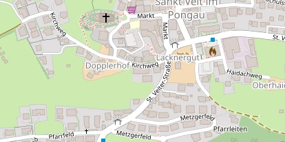 Wellnesshotel auf Satellitenbild
