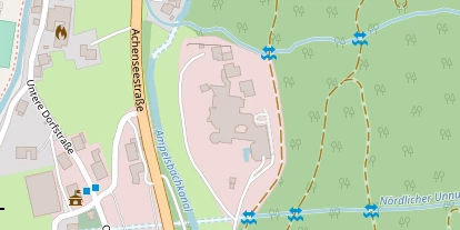 Wellnesshotel auf Satellitenbild