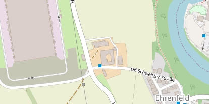 Wellnesshotel auf Satellitenbild