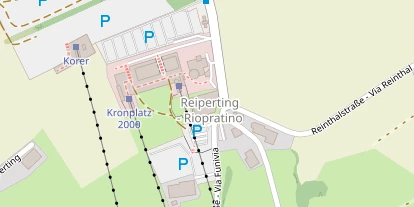Wellnesshotel auf Satellitenbild