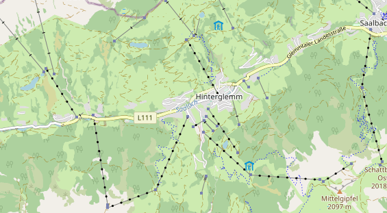 Wellnesshotel auf Karte