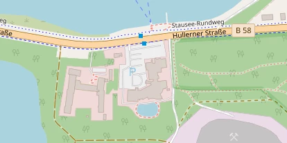Wellnesshotel auf Satellitenbild