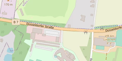Wellnesshotel auf Satellitenbild