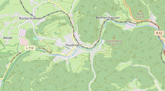 Wellnesshotel auf Karte