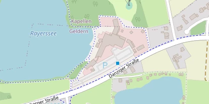 Wellnesshotel auf Satellitenbild