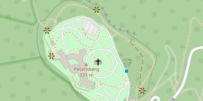 Wellnesshotel auf Satellitenbild