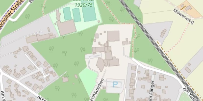 Wellnesshotel auf Satellitenbild