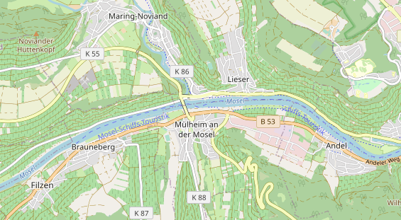 Wellnesshotel auf Karte