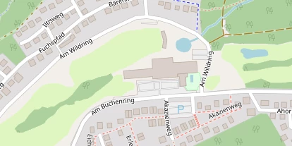 Wellnesshotel auf Satellitenbild