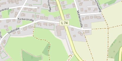 Wellnesshotel auf Satellitenbild