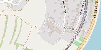 Wellnesshotel auf Satellitenbild