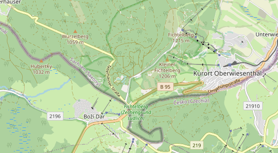 Wellnesshotel auf Karte