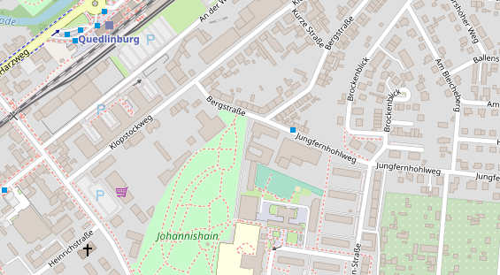 Wellnesshotel auf Satellitenbild