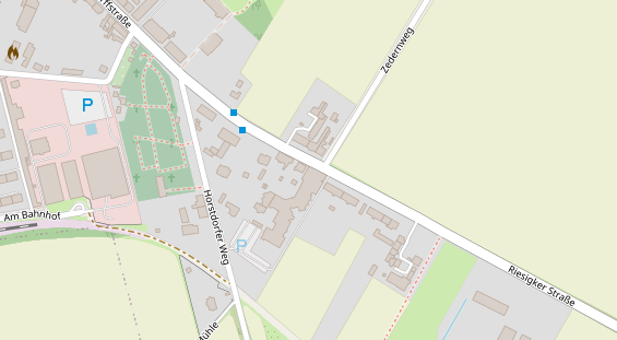 Wellnesshotel auf Satellitenbild