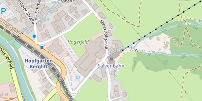 Wellnesshotel auf Satellitenbild