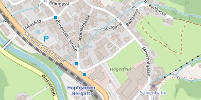 Wellnesshotel auf Satellitenbild