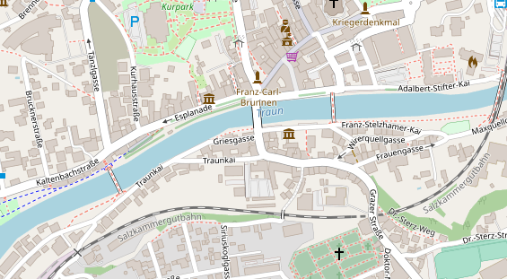 Wellnesshotel auf Satellitenbild