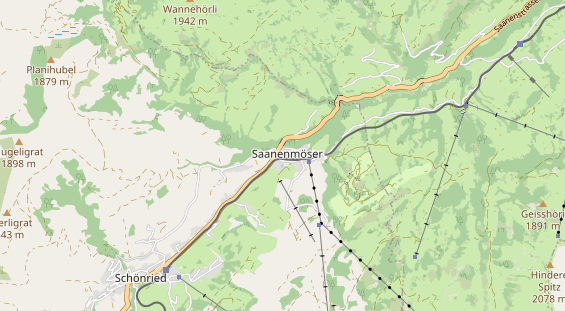 Wellnesshotel auf Karte