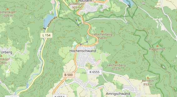 Wellnesshotel auf Karte