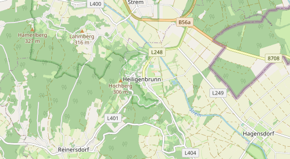 Wellnesshotel auf Karte