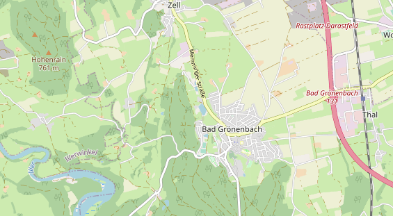 Wellnesshotel auf Karte