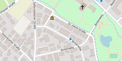 Wellnesshotel auf Satellitenbild