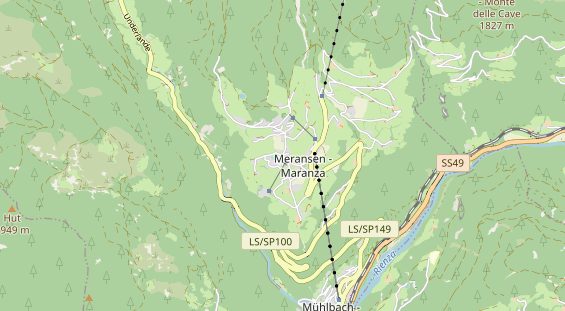 Wellnesshotel auf Karte