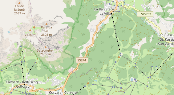 Wellnesshotel auf Karte