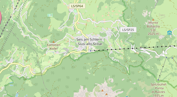 Wellnesshotel auf Karte