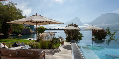Wellnessurlaub - Pools: Infinity Pool - PLZ 5441 (Österreich) - Hotel Seevilla Wolfgangsee