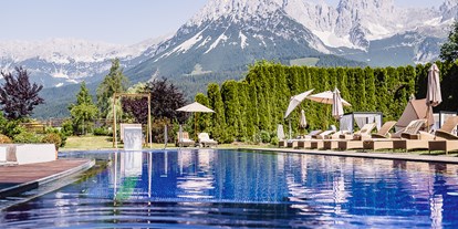 Wellnessurlaub - Hotel-Schwerpunkt: Wellness & Skifahren - Bad Aibling - Außenpool - Sporthotel Ellmau