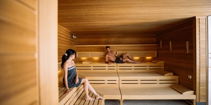 Wellnessurlaub - Umgebungsschwerpunkt: Stadt - Südtirol  - Gesundes Schwitzen in der Saunawelt im VistaSpa - Hotel Hohenwart