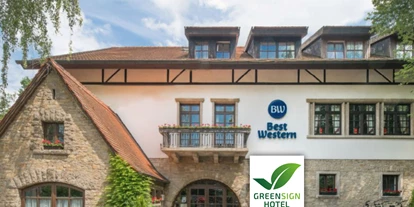 Wellnessurlaub - Wassergymnastik - Kirchheim (Landkreis Würzburg) - Außenansicht vom Hotel - Best Western Hotel Polisina // Ochsenfurt