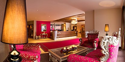 Wellnessurlaub - Bettgrößen: King Size Bett - Oetz - Hotel-Lounge - Romantik & Spa Alpen-Herz