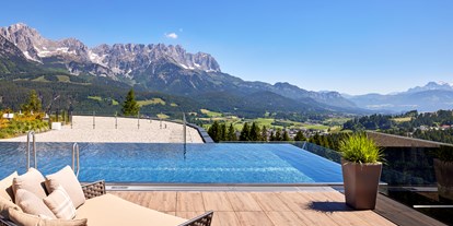 Wellnessurlaub - Pools: Infinity Pool - Kaprun Fürth - Hotel Kaiserhof
