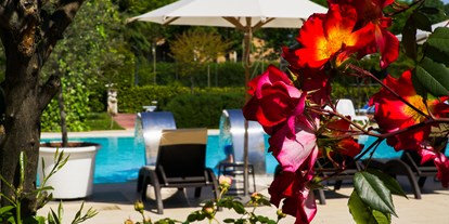 Wellnessurlaub - Pools: Außenpool beheizt - Montegrotto Terme - Unser mediterraner Garten - HOTEL BELLAVISTA TERME Resort & Spa
