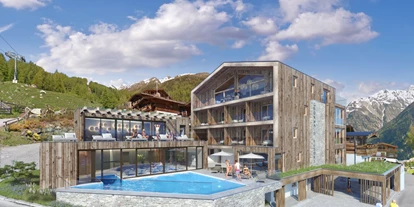 Wellnessurlaub - Pools: Außenpool beheizt - Schenna bei Meran - Aparthotel Grünwald Resort Sölden