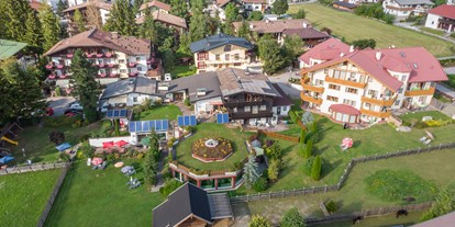 Wellnessurlaub - Bettgrößen: Twin Bett - Seefeld in Tirol - Unsere Anlage aus der Vogelperspektive - Appart- und Wellnesshotel Charlotte Seefeld