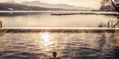 Wellnessurlaub - Bettgrößen: Twin Bett - Pritschitz - Ein natürlicher Luxus - schwimmen im beheizten Seebad - Hotel Schloss Seefels