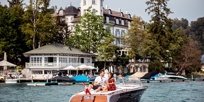 Wellnessurlaub - Hotel-Schwerpunkt: Wellness & Beauty - Kärnten - Ein Hot Spot für Bootsfahrer, Wassersportler, Lifestyler & Yogis. - Hotel Schloss Seefels
