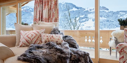Wellnessurlaub - Bettgrößen: King Size Bett - Hirnreit - Tennerhof Luxury Chalet in Kitzbuehel - Tennerhof Gourmet & Spa de Charme Hotel