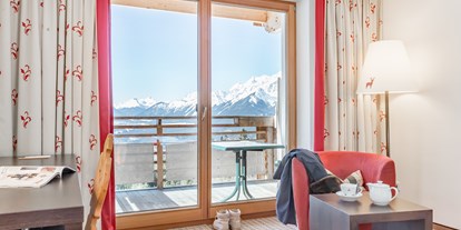 Wellnessurlaub - Verpflegung: Halbpension - Kühtai - Wohnkomfort im Doppelzimmer Weitsicht Deluxe - Inntalerhof - DAS Panoramahotel