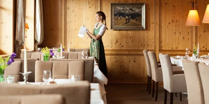 Wellnessurlaub - Rücken-Nacken-Massage - Plangeross - Hotelrestaurant - Schlosshotel Fiss