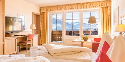 Wellnessurlaub - Hotel-Schwerpunkt: Wellness & Familie - Leogang Hütten - Doppelzimmer "Brixental" - Landhotel Schermer