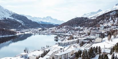 Wellnessurlaub - Bettgrößen: Doppelbett - Schweiz - Sicht auf den St. Moritzer See - Carlton Hotel
