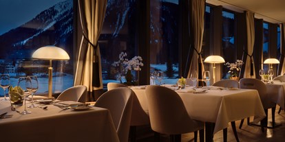 Wellnessurlaub - Bettgrößen: Doppelbett - Samnaun Dorf - Restaurant - Precise Tale Seehof Davos