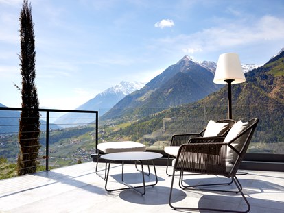 Wellnessurlaub - Umgebungsschwerpunkt: am Land - Trentino-Südtirol - Ausblick - Hotel Das Sonnenparadies