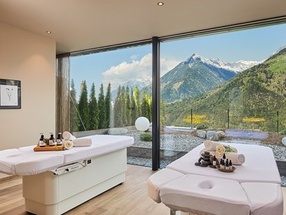 Wellnessurlaub - Umgebungsschwerpunkt: am Land - Trentino-Südtirol - double treatment room - Hotel Das Sonnenparadies